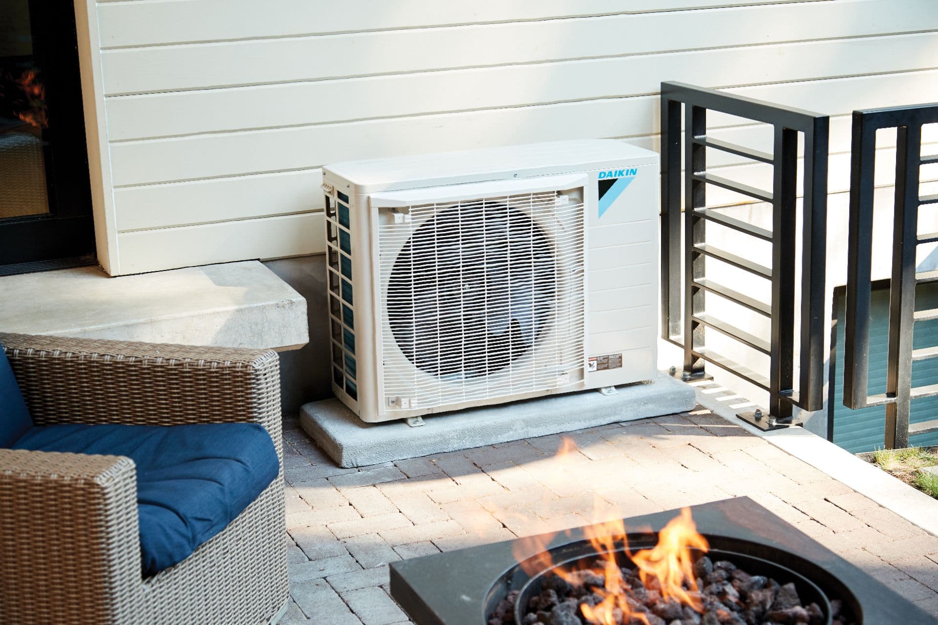 New Daikin heat pump installed at a Tampa Bay home